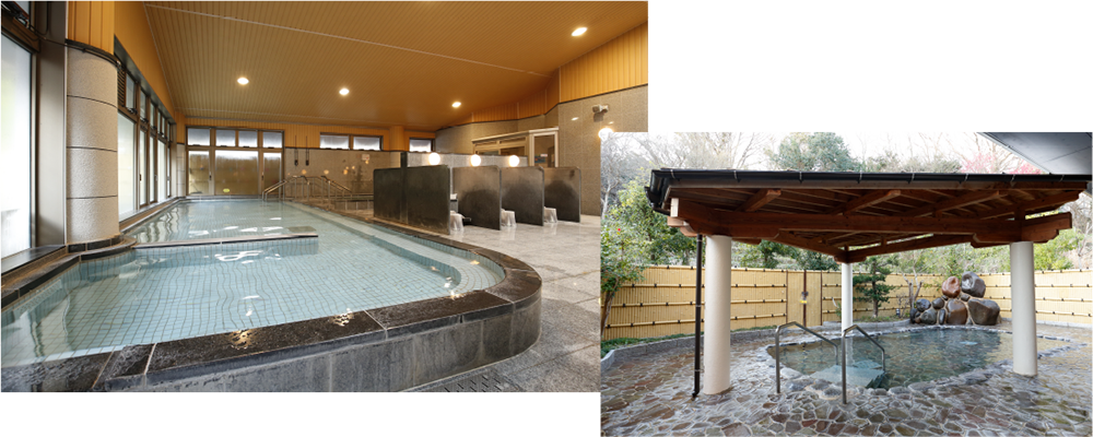 福岡県田川福智町の温泉日王の湯（ひのうのゆ）大浴場・露天風呂